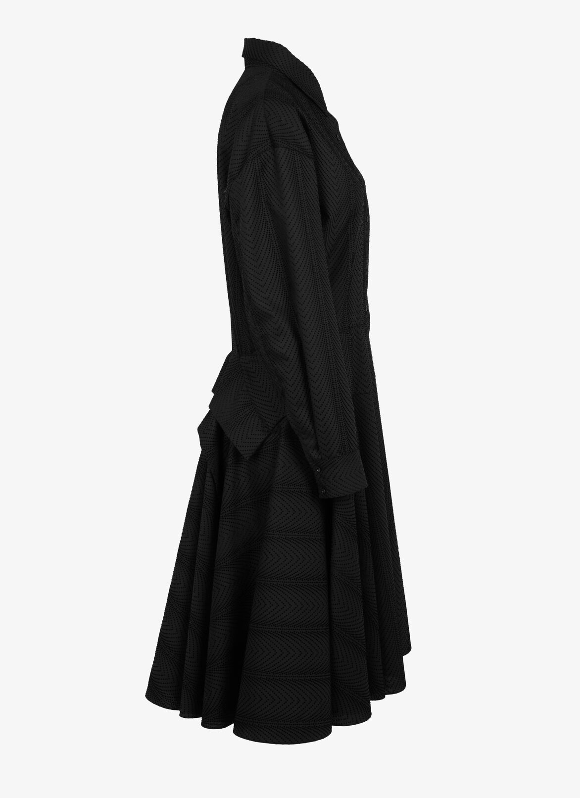 DRESS MUSSOLA BOA BLACK ALAÏA BLACK  DRESS MUSSOLA BOA BLACK